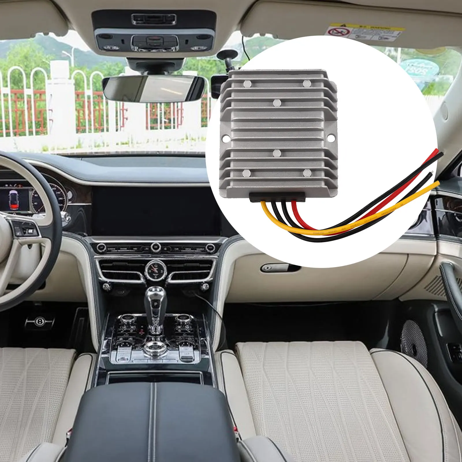 

120W DC 6V to 12V Step Up Voltage Converter 10A Power Supply for Cars Boats Golf Carts with Waterproof Aluminum Casing