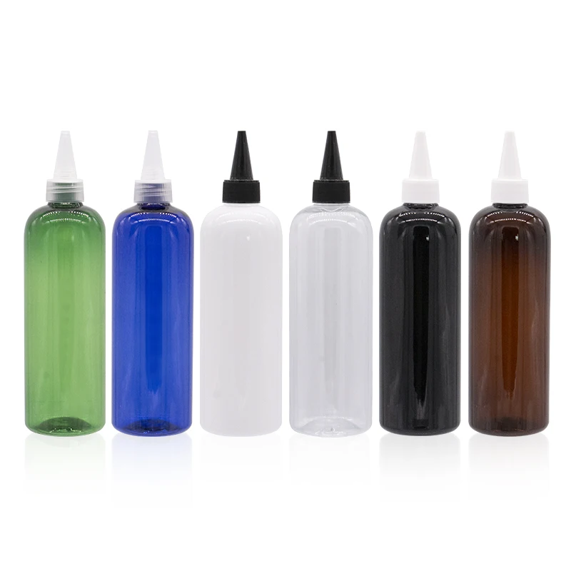 500ml E Liquid Empty Plastic Bottles With Pointed Mouth Cap 500g Big Size Lotion Cosmetic Packaging Containers Bottle Trip Cap