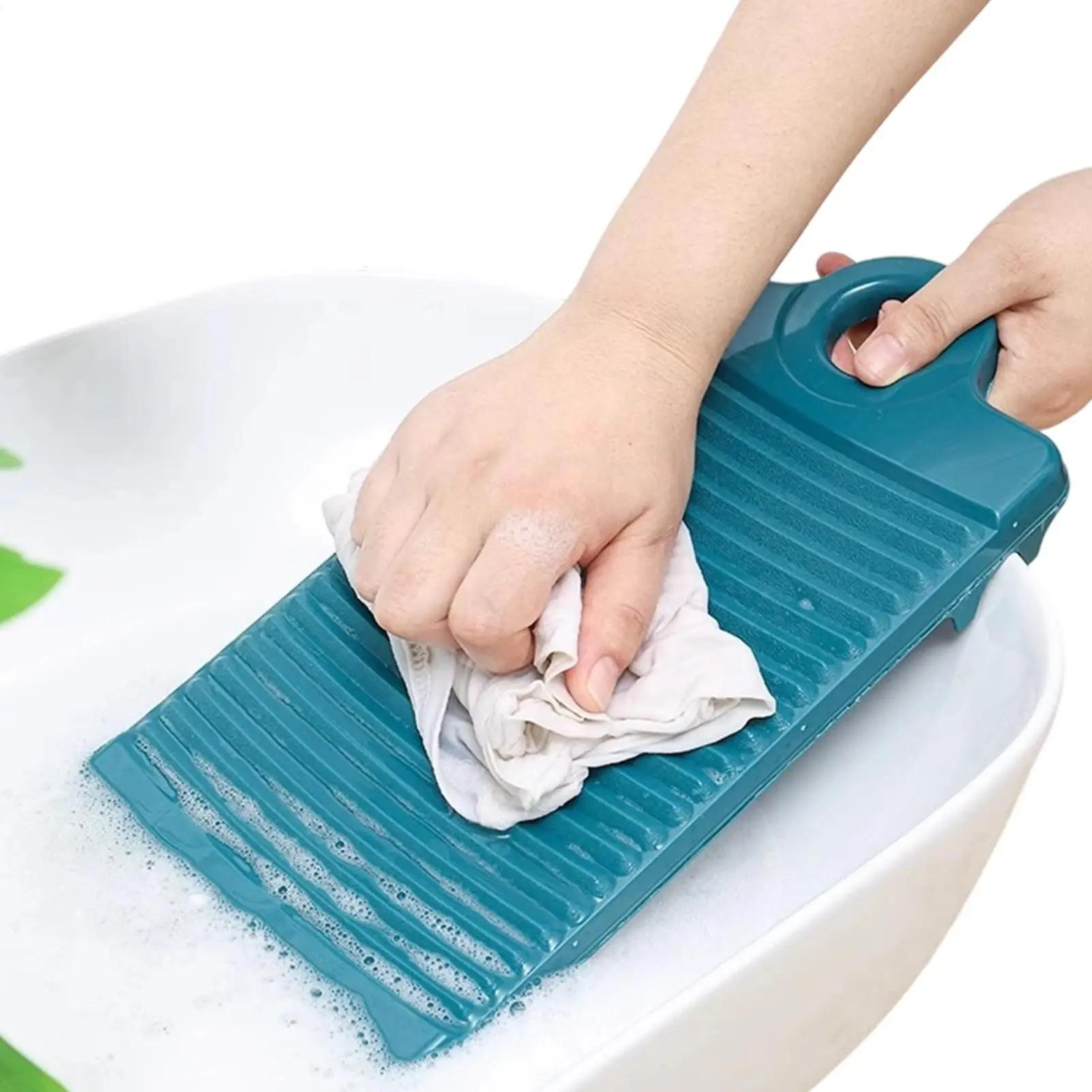 Portable Mini Washing Board Manual Diaper Scrubber Board Small Laundry Scrubber for Camping Travel Apartment Dorm, Baby Clothes