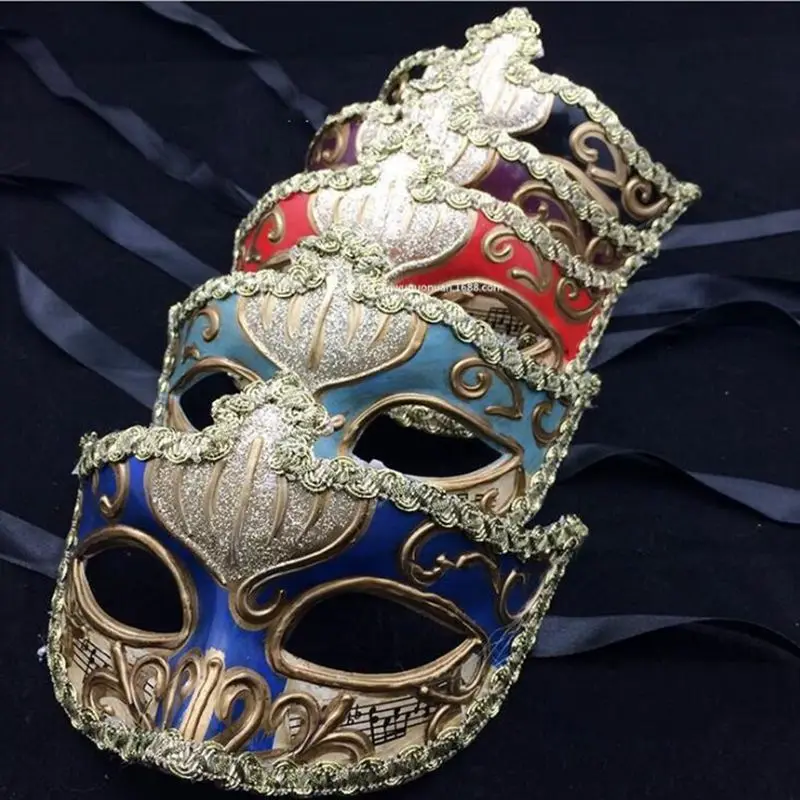Anime Masquerade Mask Painted Beauty Masks Fashion Venice Mask Party Toys Movie Theme Props Supply Halloween Masks Cosplay