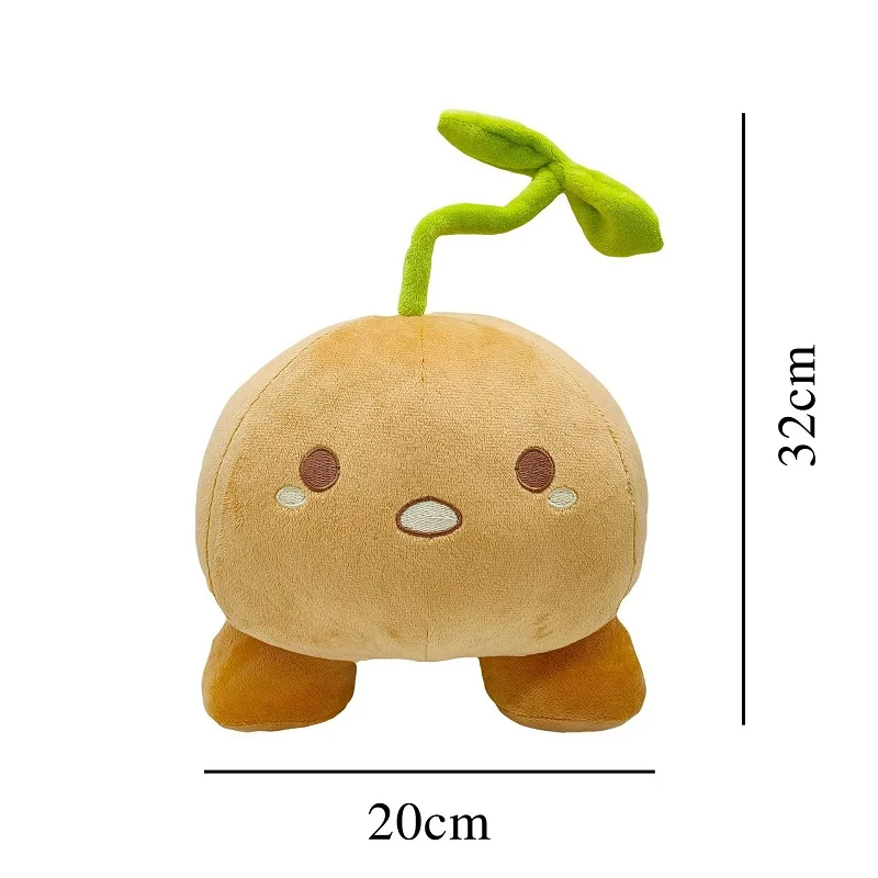 20cm Game Plush Toy Sprout Mole Anime Plush Doll Toys Kawaii Potato Sprout Mole Soft Stuffed Vegetation Plushie Toys Gifts