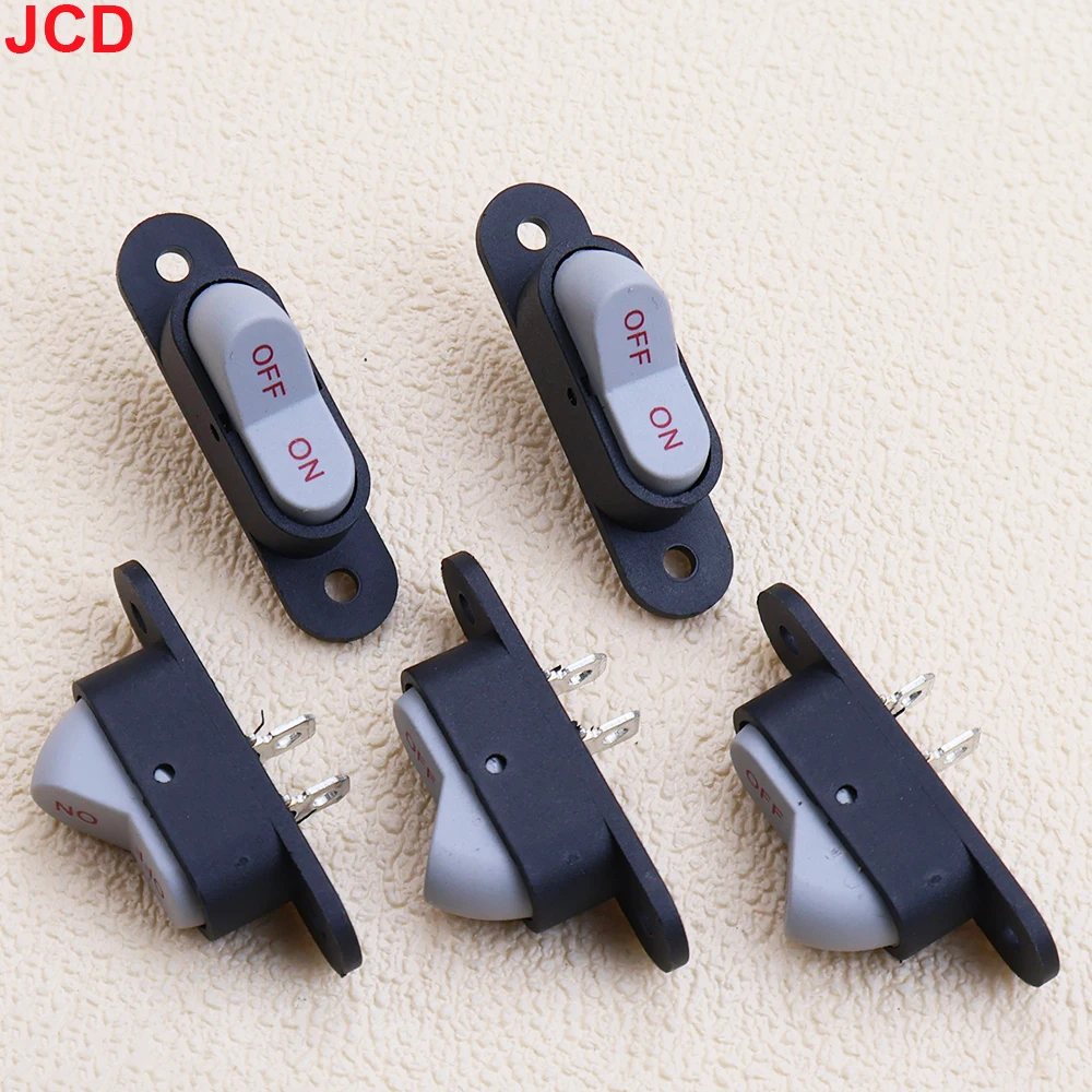 JCD 5pcs KCD1 Rocker Switch 6A 250V AC 2Pin OFF/ON Electric Rice Cooker Switch 10A 125V Used For Electric Frying Pans ﻿