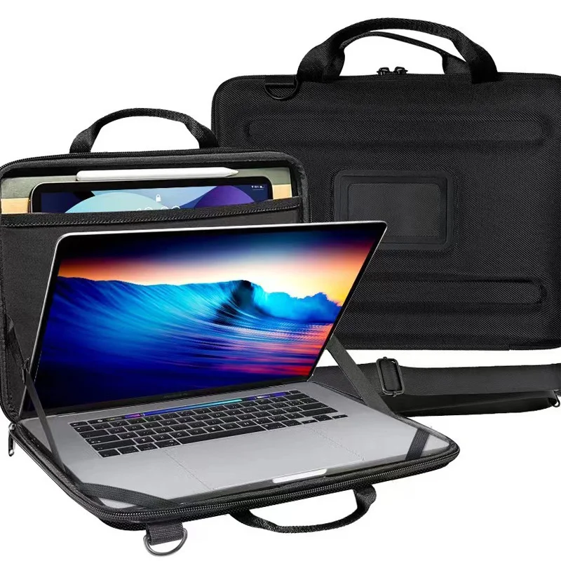 Imagem -03 - Bolsas Macbook Acessórios 15 Polegada Notebook Bolsa Tablet Portátil Bolsa 16 Polegada Bolsas Cobre Masculino Profissional