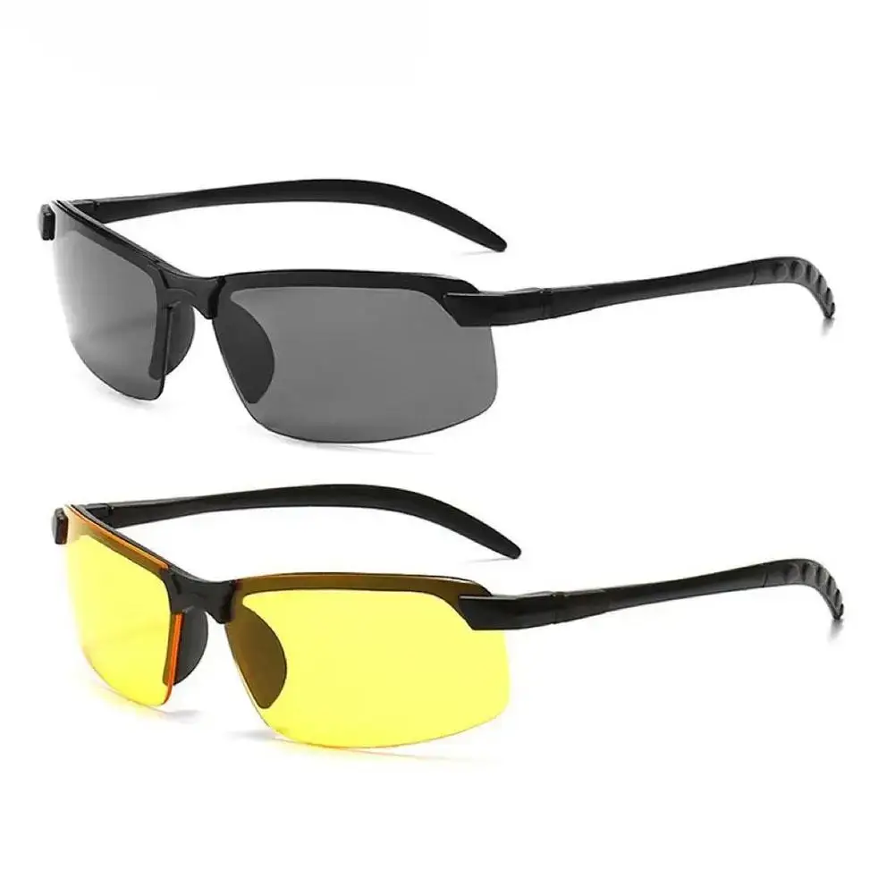 Gelbe High-End Unisex Anti-UV Auto-Nachtsicht-Sonnenbrille für Herren, Tag- und Nachtfahrbrille, Nachtsichtbrille, blendfrei, neue Mode