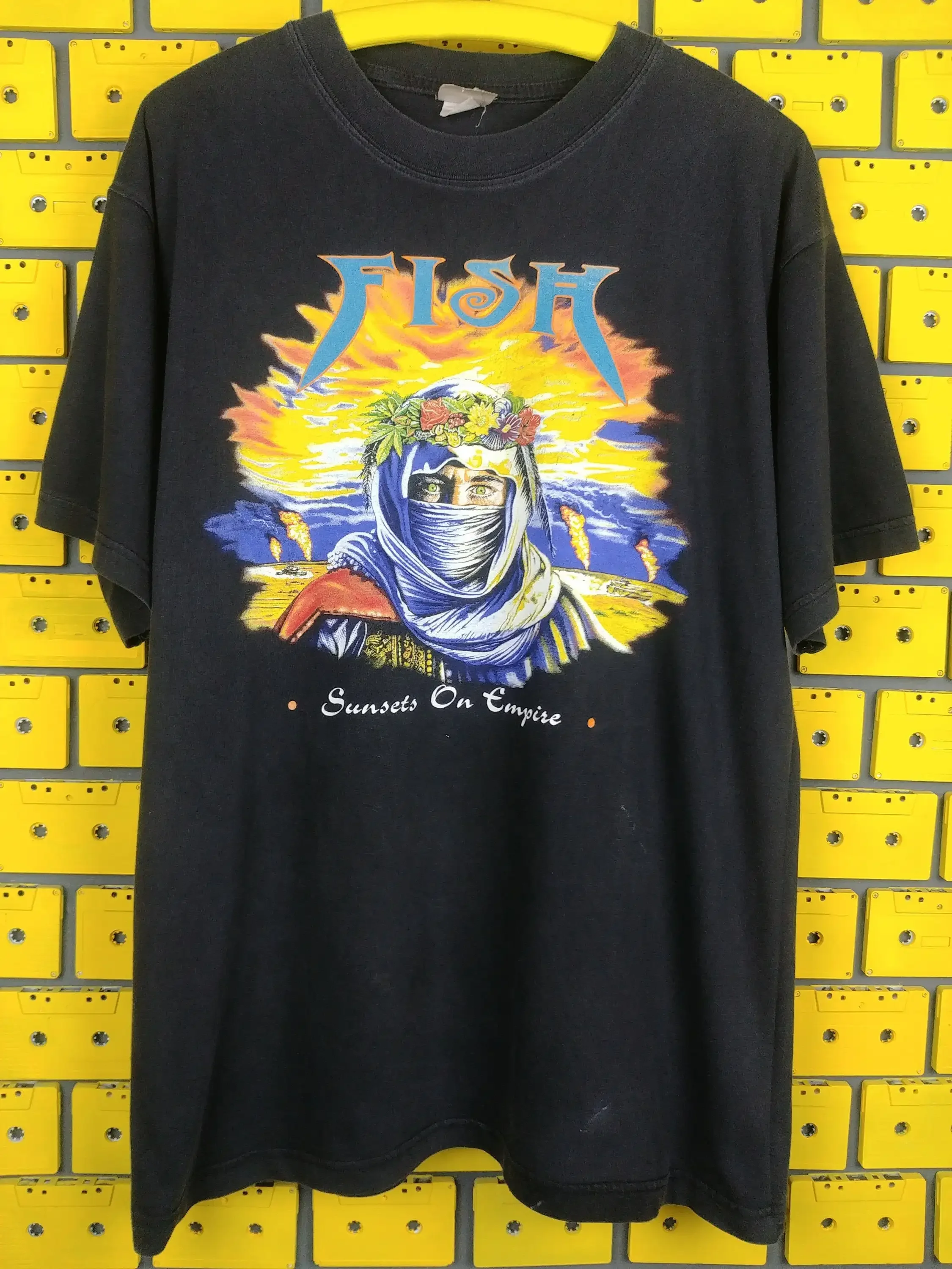 Vintage 1997 Fish Marillion T-shirt Sunsets on Empire Tour