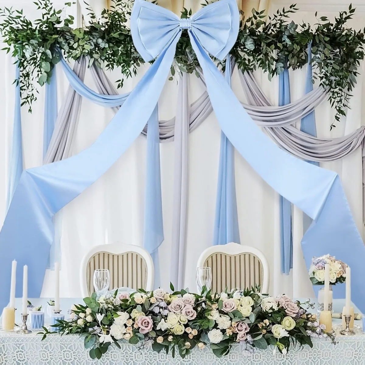 Christmas Giant Bow Satin Big Bow for Backdrop Coquette Birthday  for Wedding Engagement Bachelorette Baby Shower Bridal Decor