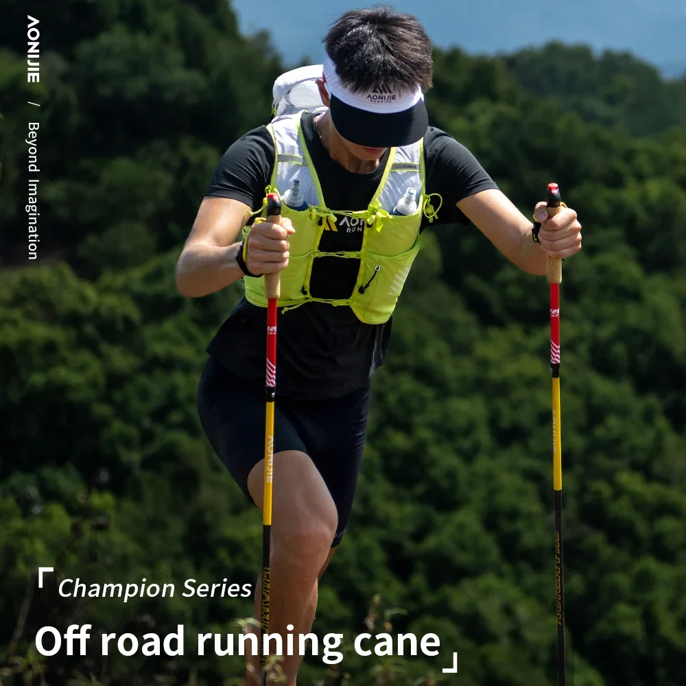 AONIJIE 접이식 탄소 섬유 하이킹 트레킹 폴 빠른 잠금 시스템이있는 워킹 스틱 하이킹 Mountaining E4212 용 초경량