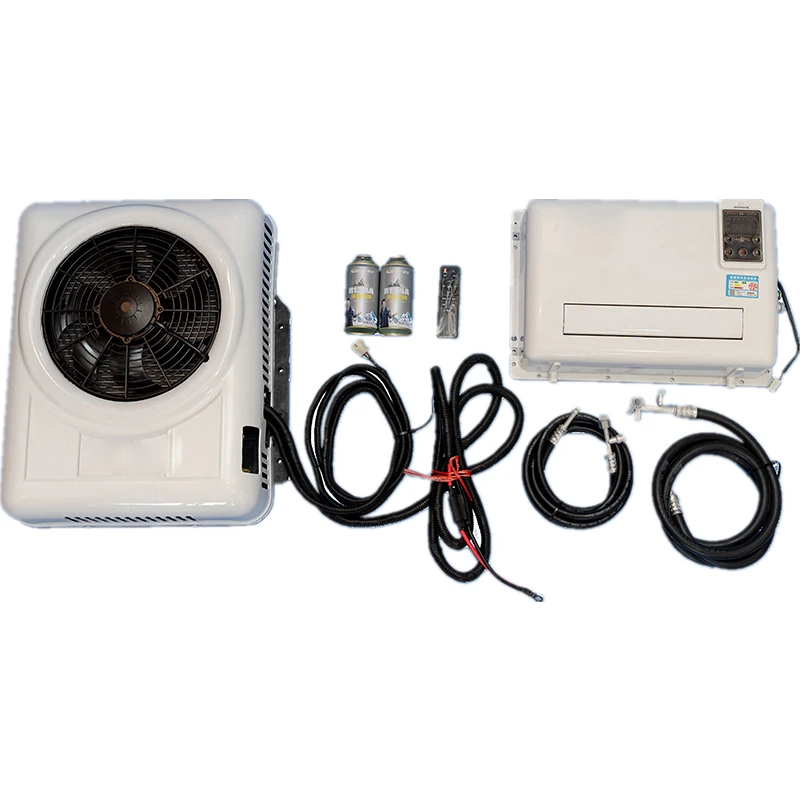 24v Large Truck Parking Air Conditioner Electric DC Inverter 12v Refrigeration Car Truck Loader