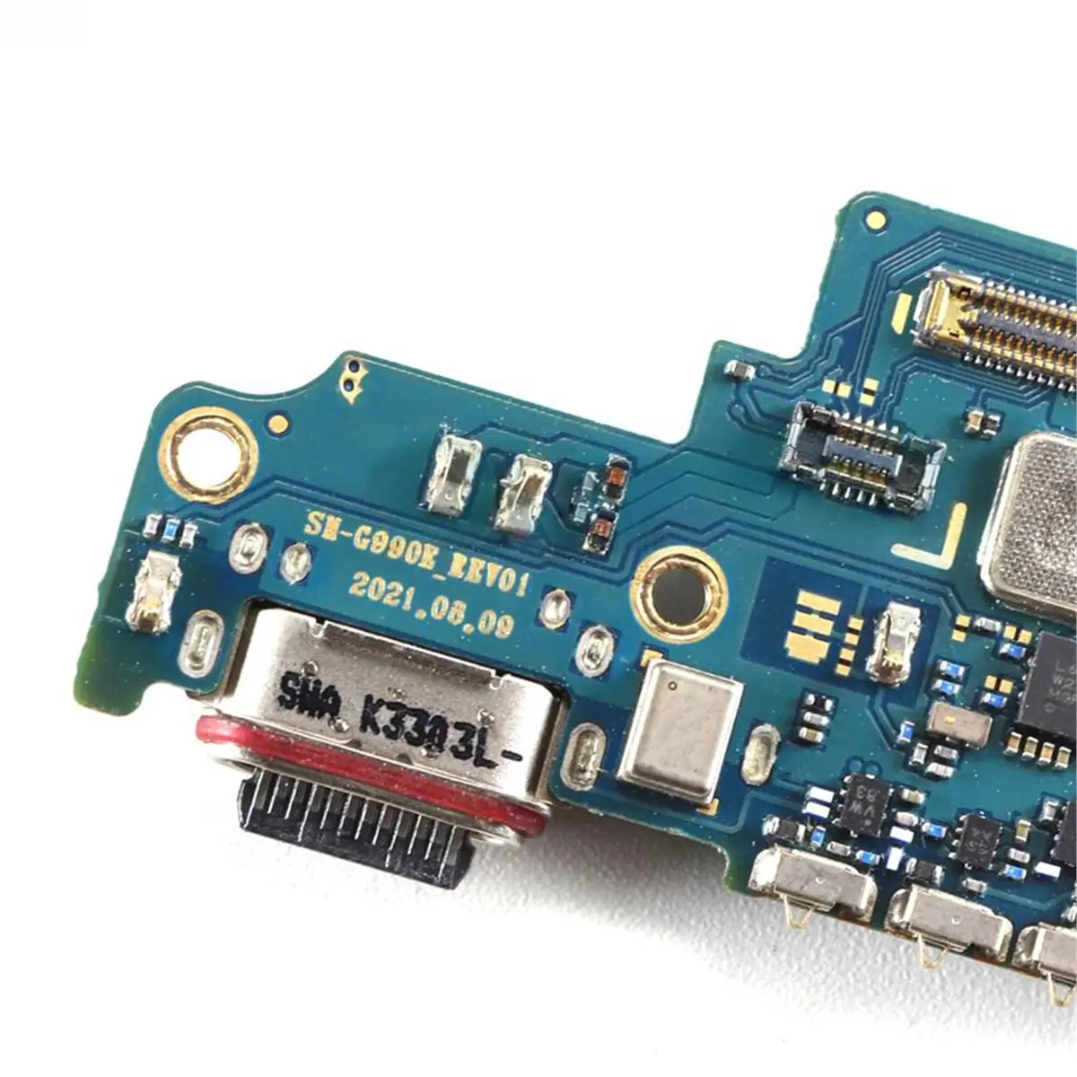 HOUSEHOLD*GOOD Charging Board for Galaxy S21 Fe SM-G990E S21Fe USB Charge Port Jack Dock Connector Charging Board Repair Parts