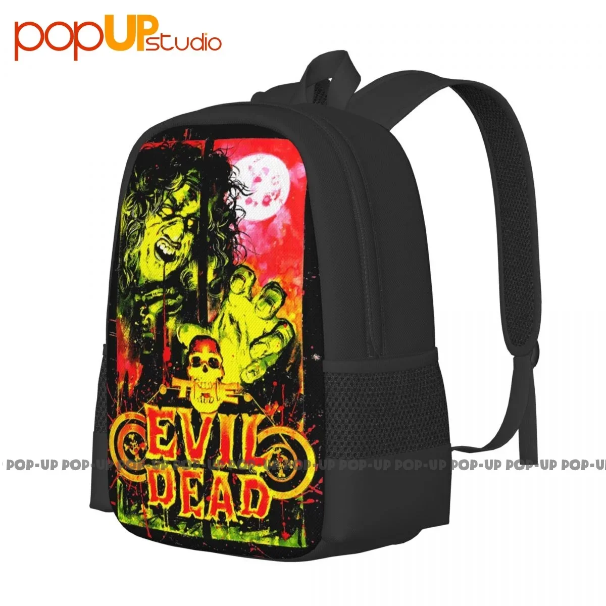 Evil Dead V.10 Black Movie Poster Horror Backpack Large Capacity Travel Creative Sports Bag School Sport Bag