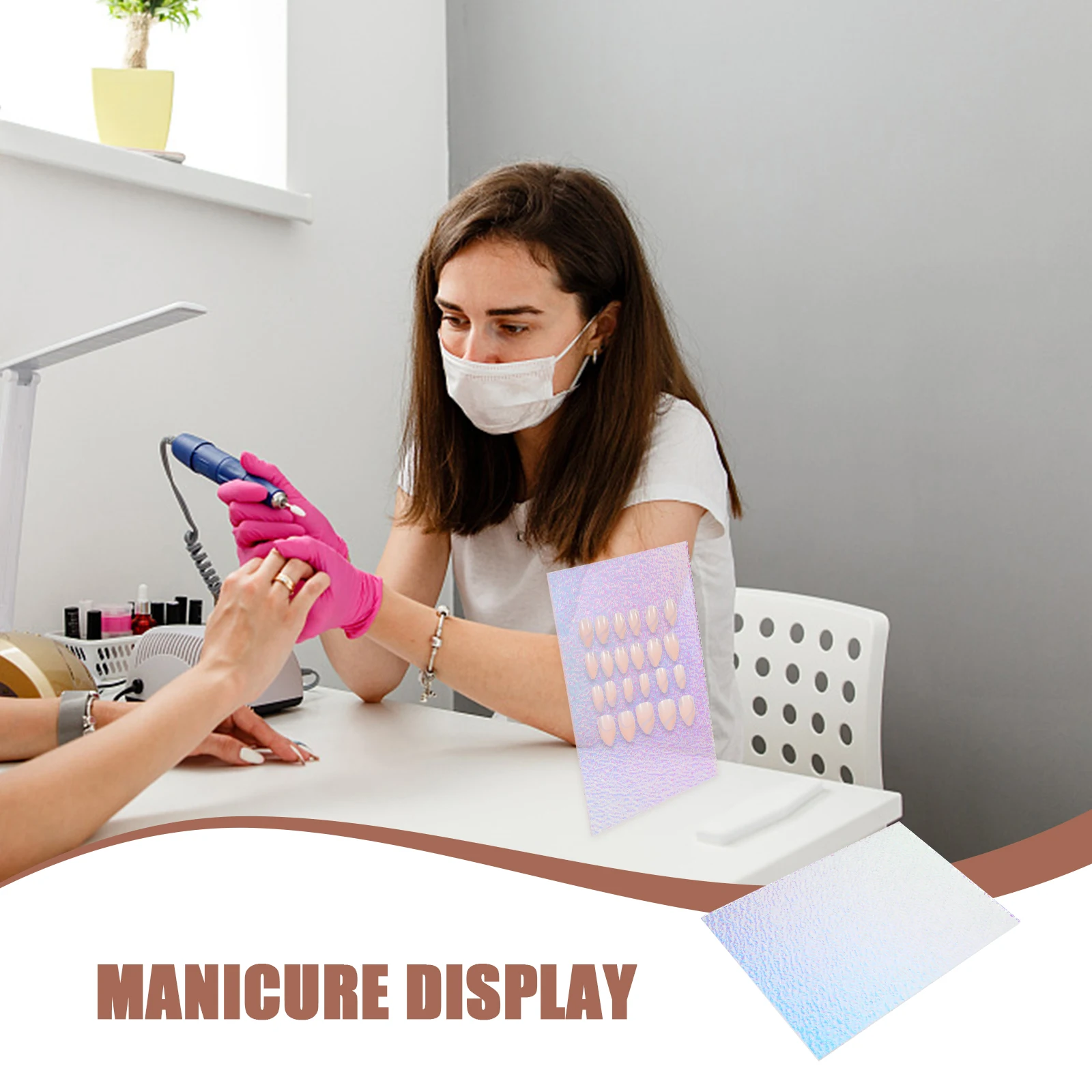 

1pc Acrylic Display Board Eye-Catching Color For Nail Photography Background Diy Craft Projects Acrylic Sheet Display Nail Art