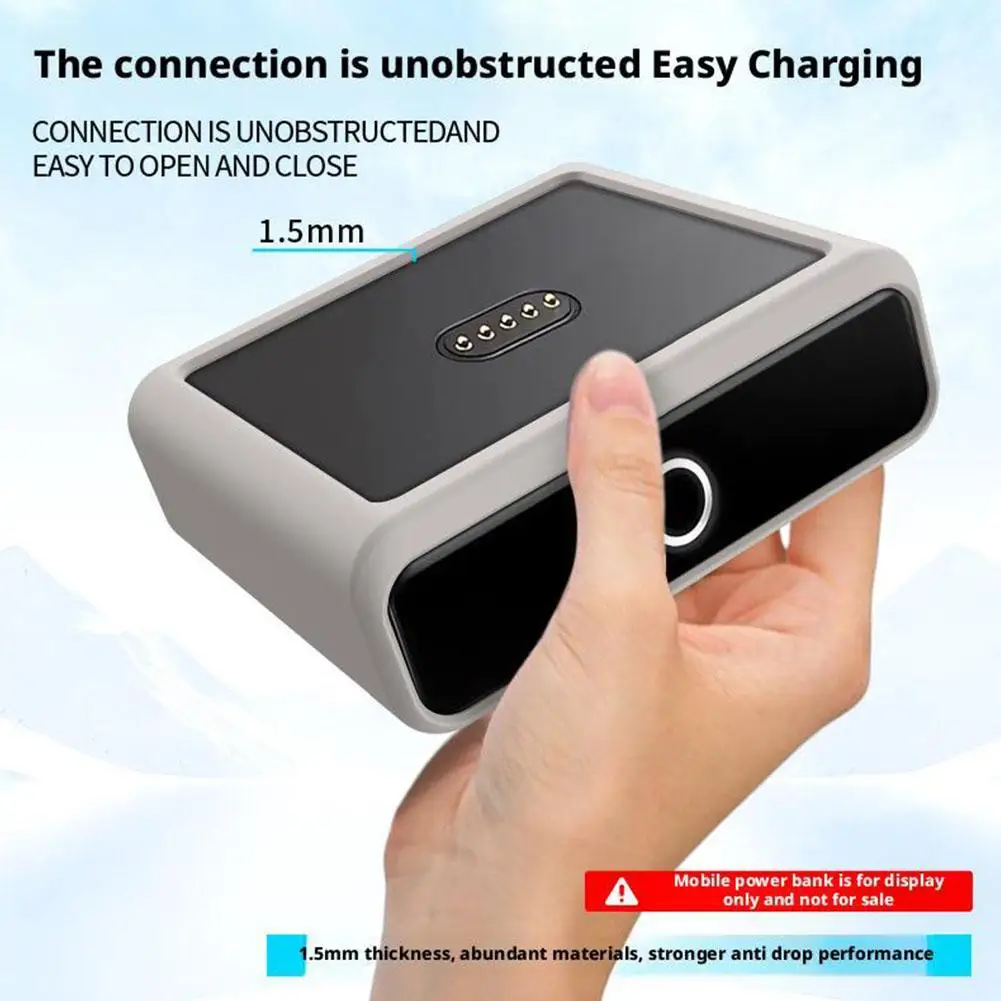 

Silicone Cover For Anker Prime Bank 100w Charging Base Protective Anti-scratch Protector Sleeve Cover Shockproof Acces W2d6
