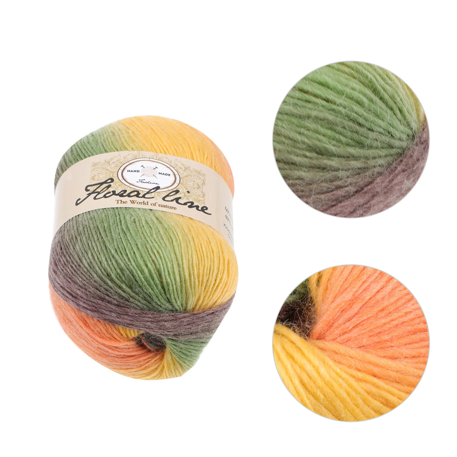 

1 Roll For Diy Crafts Rainbow Woolen Hand Knitting Wool Line Material Crochet Yarn Crochet Yarn Knitting Supplies