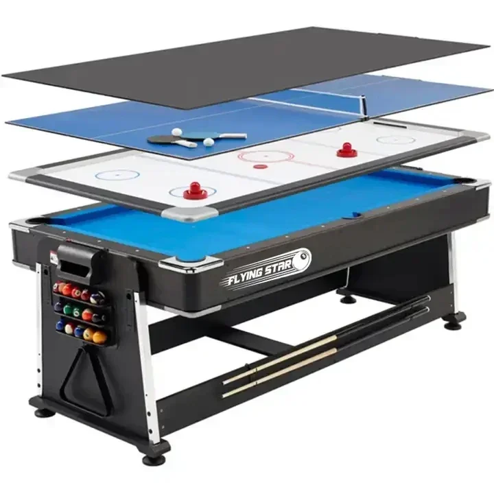 Multifunctional 4-in-1 Multifunctional Ball Table Flip Table Billiards Table/Balloon Billiards Table 4in1