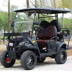 CE Approved High Performance Lifted Golf Carts Street legal 6 Seater Golf Cars Lithium Battery 4WD Electric Golf Cart