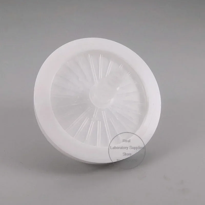 1/2/5/10pcs Lab 50mm/0.22um/Connect Φ4mm PTFE Membrane Air Filter for Air Respiration Exchange Filtration