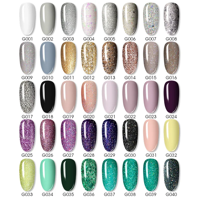 ROSALIND 5/8 ml UV Gel Nagellak 40 Kleuren Nail Art DIY Gel Vernissen Base Top Coat hybride Losweken Semi Permanente