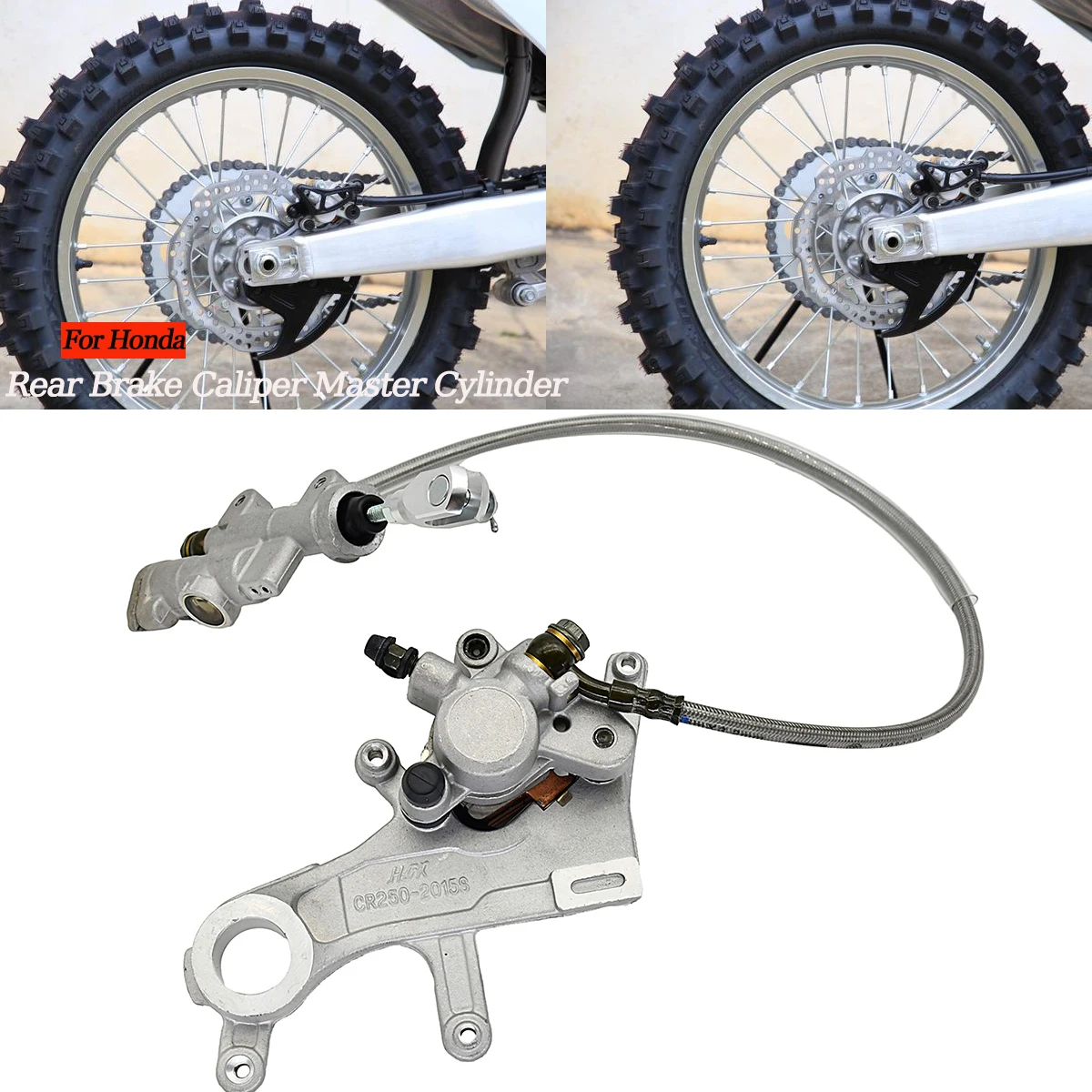 

Motorcycle Rear Brake Caliper Hydraulic Brake Pump Assembly For Kayo T4 T6 K6 For Honda CRF450X CRF250R CRF450R CRF450L CRF250X