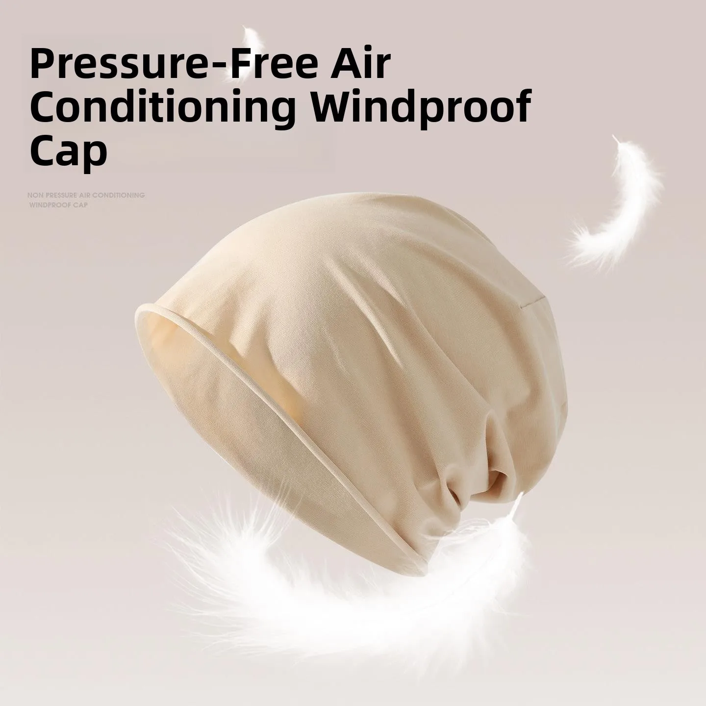 Men's Spring Autumn Thin No Pressure Sensation Air Conditioned Room Windproof Head Protection Night Sleep Wear Large Circumfe...