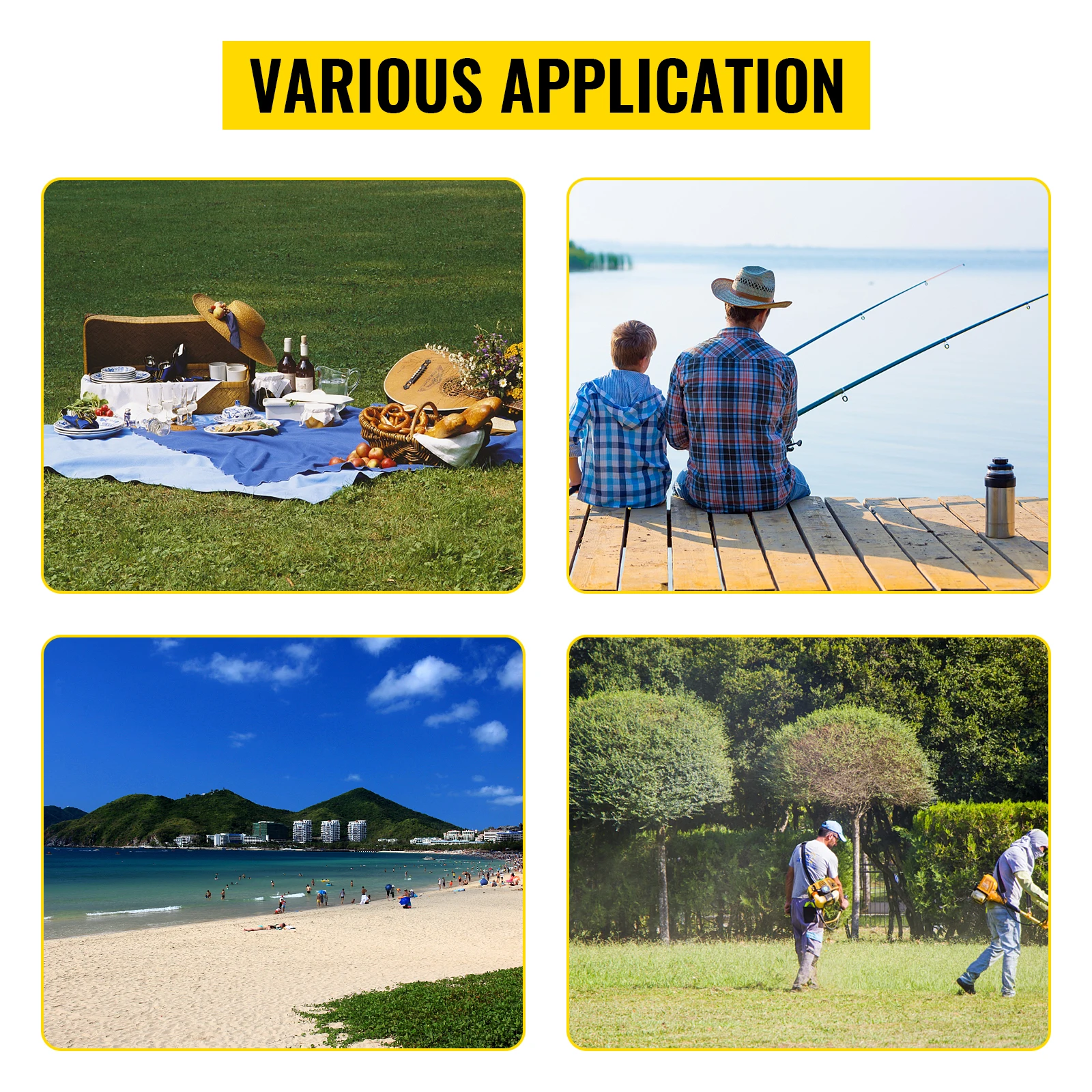 VEVOR Beach Carts for the Sand w/ 12\