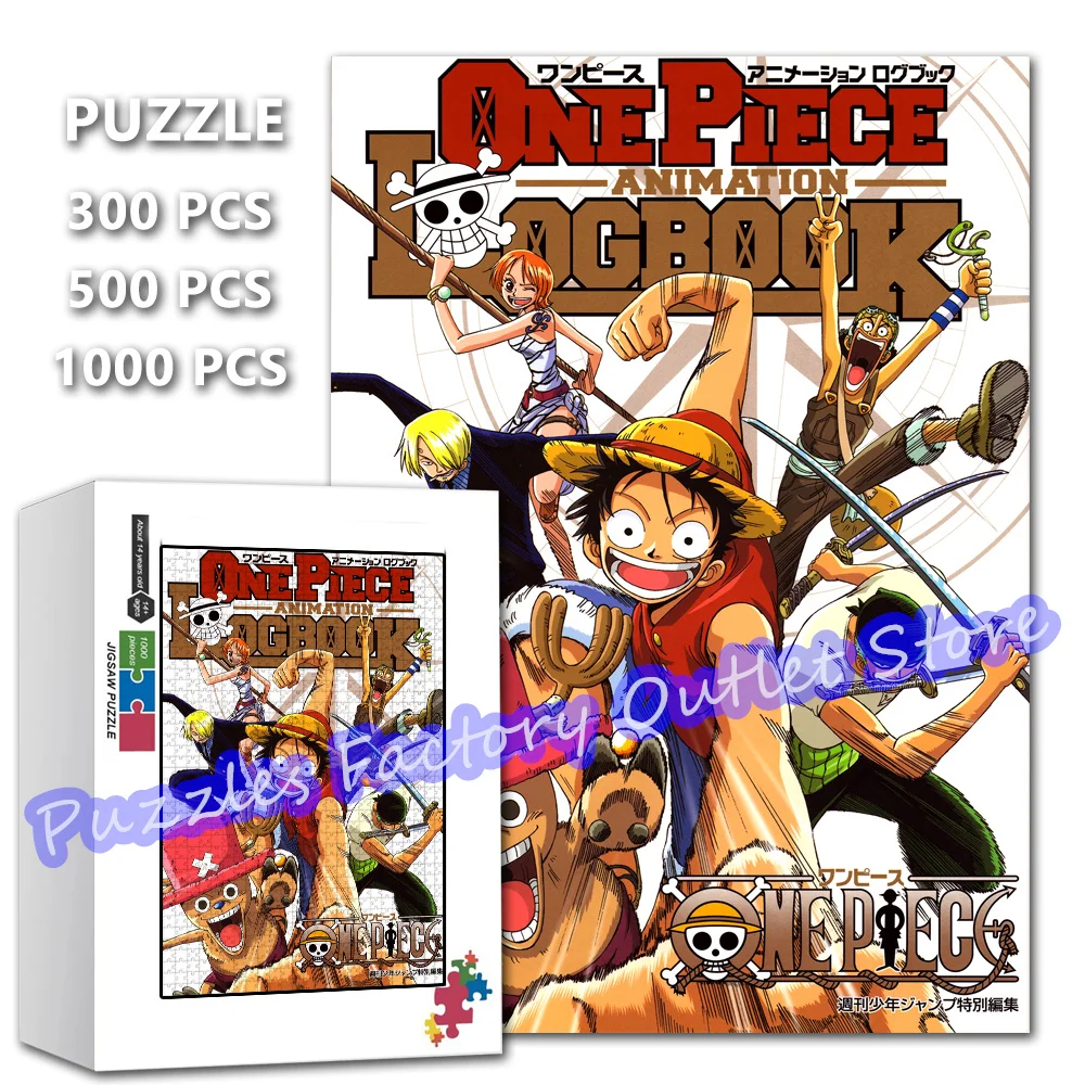 

Цельные пазлы Monkey.d Luffy Legacy, японское аниме, 300/500/1000 шт., головоломки, распаковка, развивающие игрушки, подарки