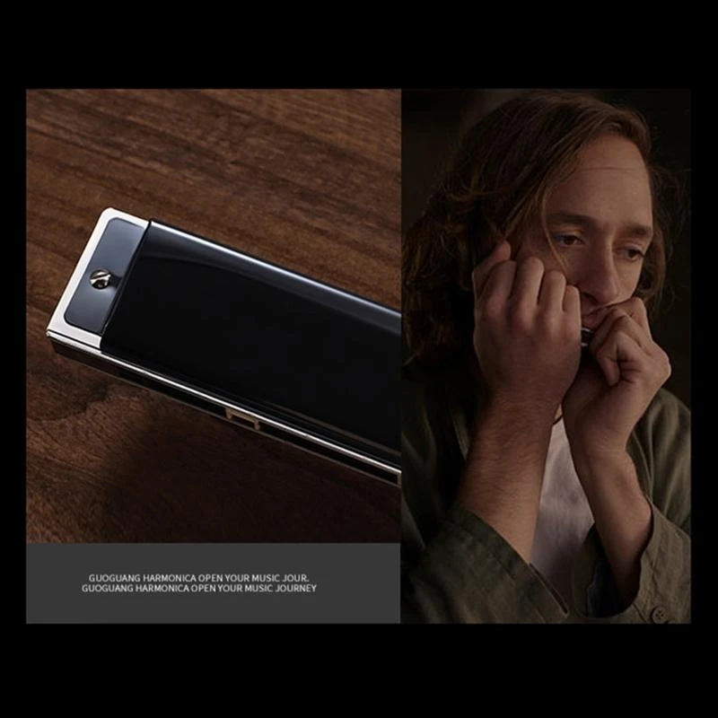 C para armónica clave Diatónica doble trémolo armónicas para principiantes con estuche rígido y tela para venta instrumentos