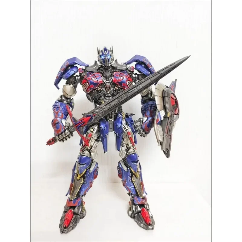 YOLOPARK-Kit de modèle en métal Optimus Prime, Transformation, The Last Knight, AMK PRO Series, Action Figure Toy, Cadeau en stock, 20cm