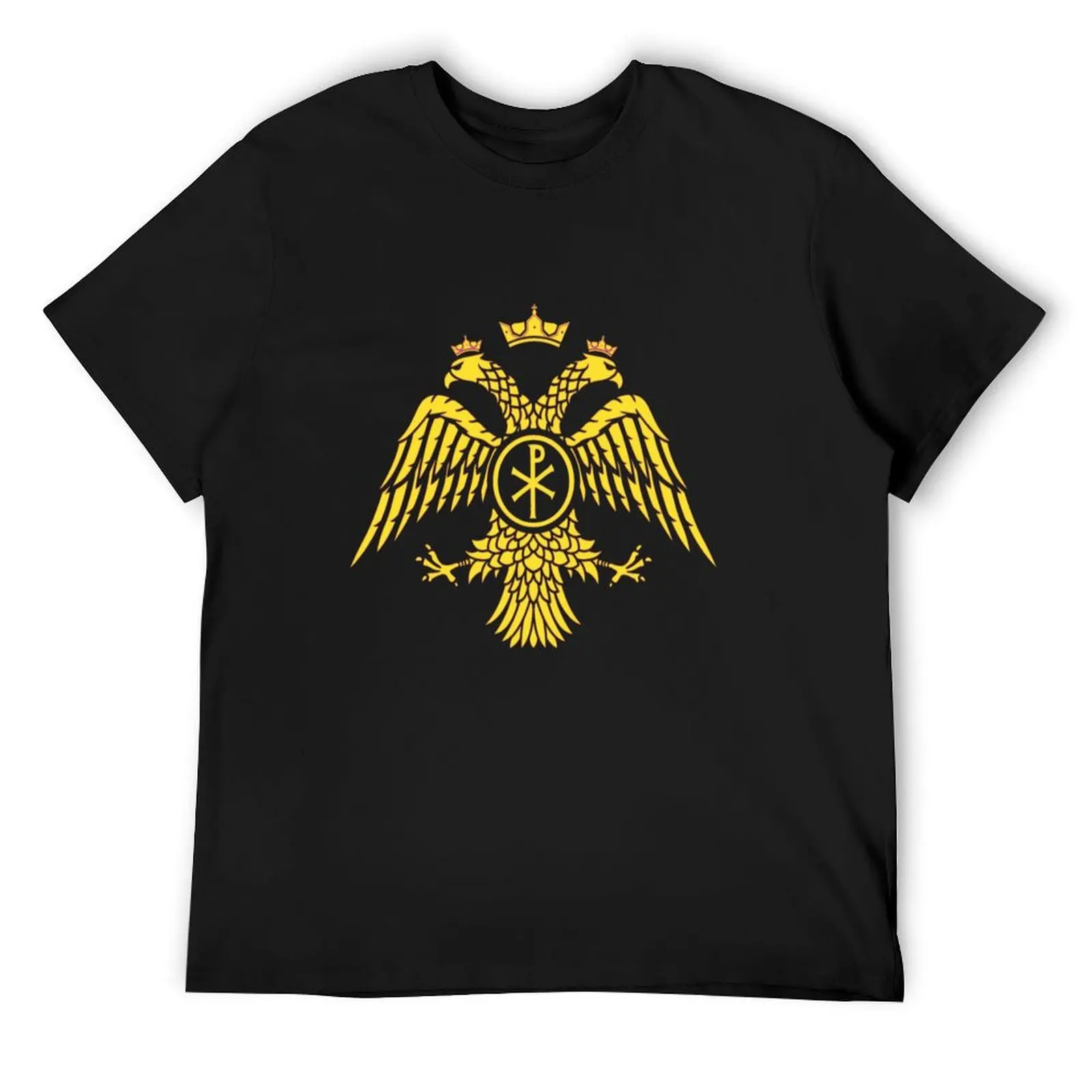 

Bestselling Byzantine Eagle Symbol Flag T-Shirt anime figures Short sleeve tee quick drying mens graphic t-shirts hip hop