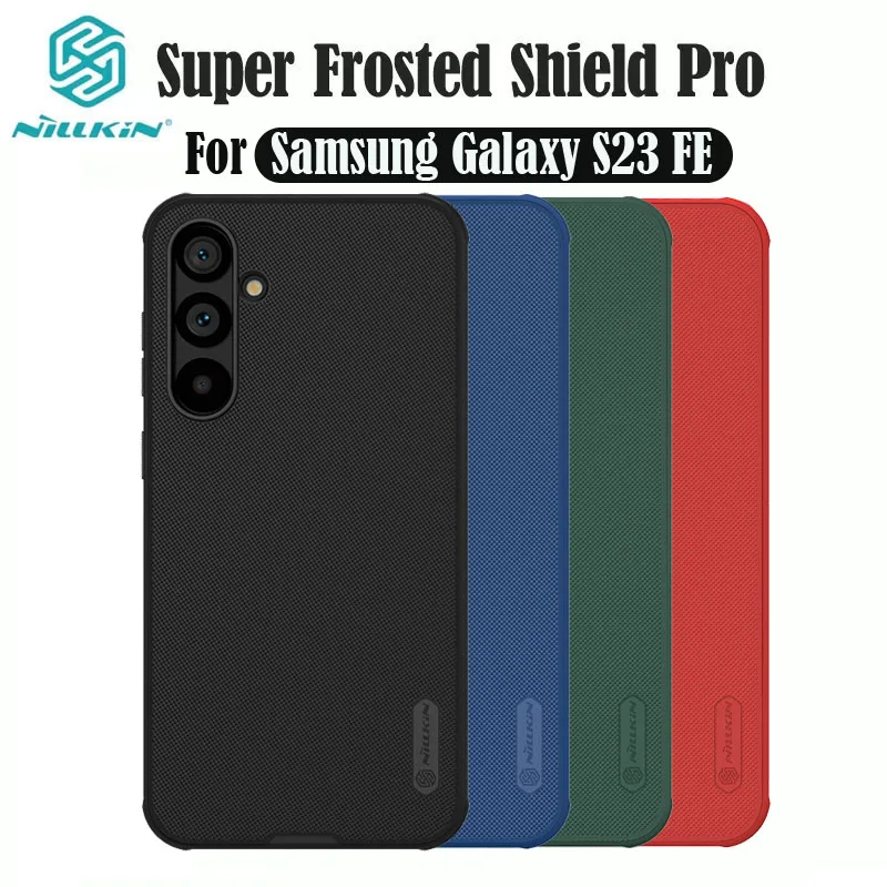 Nillkin For Samsung Galaxy S23 FE Case Super Frosted Shield Pro TPU PC Shell Luxuly Shockproof Back Cover For Samsung S23FE