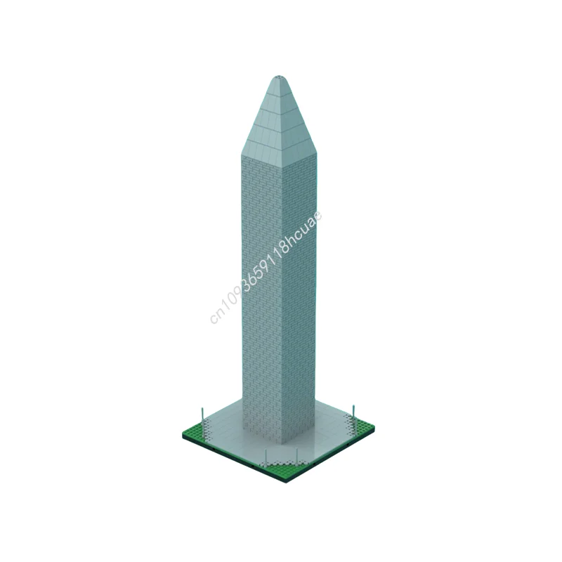 968 Pezzi MOC Modello Modulare del Monumento di Washington Blocchi da Costruzione Architettura Regalo di Natale Giocattoli Educativi Idea Regalo