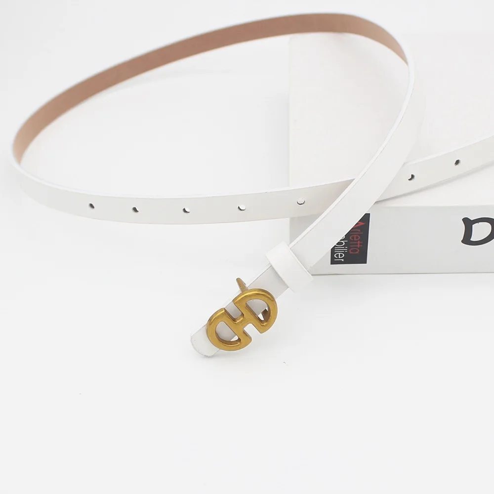 แฟชั่นเข็มขัดหนัง PU สําหรับผู้หญิงโลหะหัวเข็มขัดสายรัดเอวกางเกงยีนส์หญิงชุดกางเกง All-Match ตกแต่งเข็มขัด