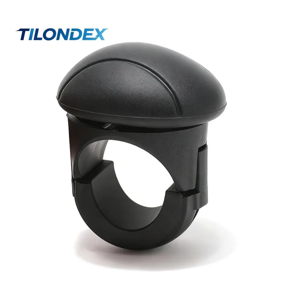 TILONDEX Silicone Steering Wheel Grip Easy-Grip Design 360° Smooth Rotation One-Hand Operation with Metal Bearing Non-Slip Grip
