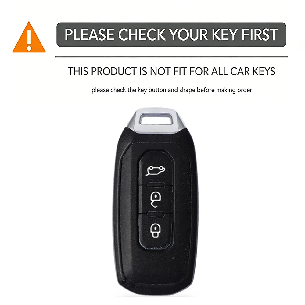 Silicone For Ford Territory EV 3 Button Car Smart Remote Key Cover Case Bag Shell Holder Protector Key Chain Auto Accessories