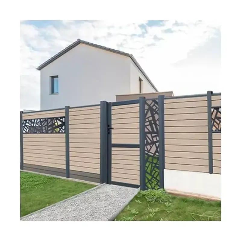 Aluminum Uv Resistant and Easy to Assemble 6X6 Pvc Panel Farm Fence Garden Brand Fencing Trellis New Privacy White Vinyl