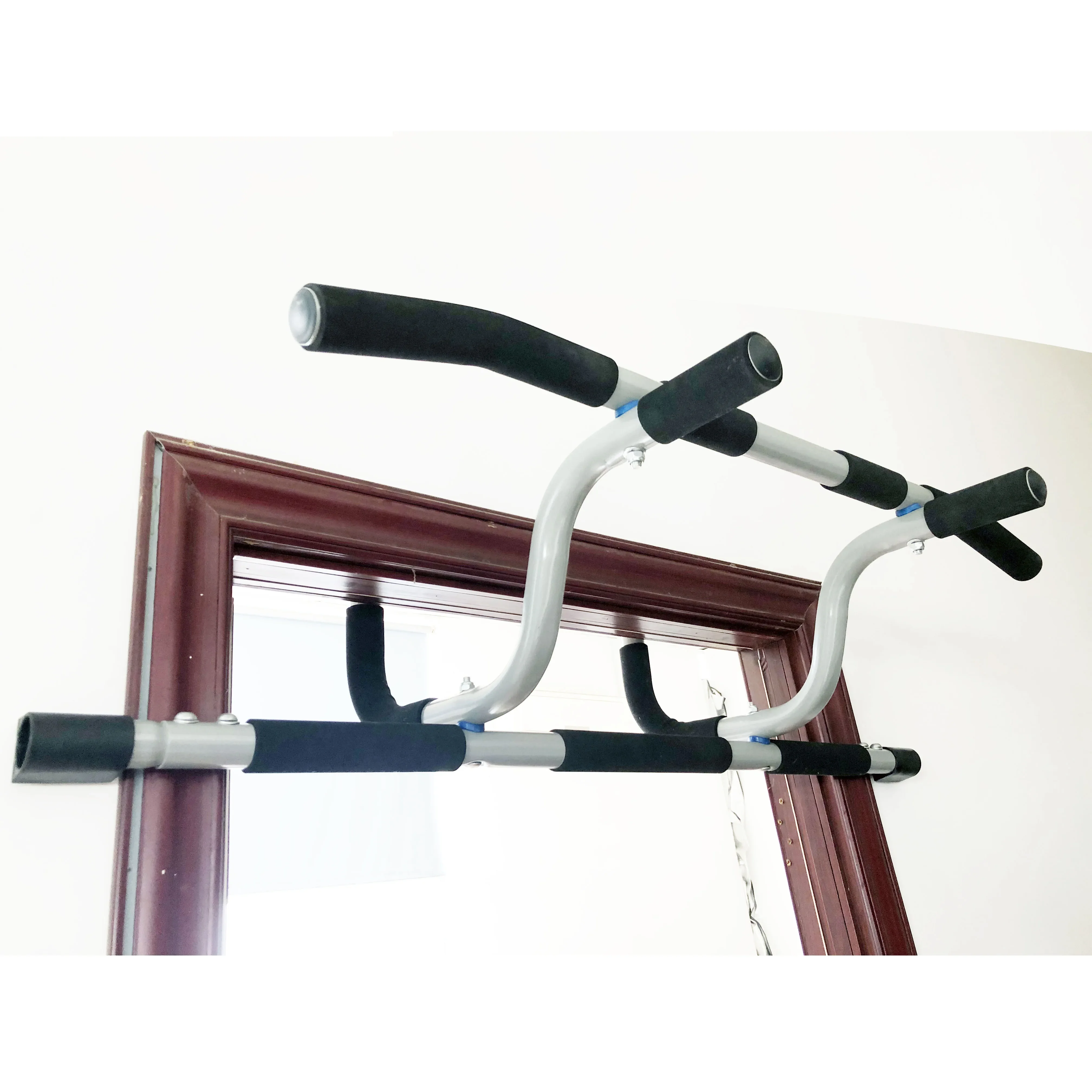 

Pull Up Bar Doorway with Ergonomic Grip Fitness Chin-Up Frame for Home Gym Exercise