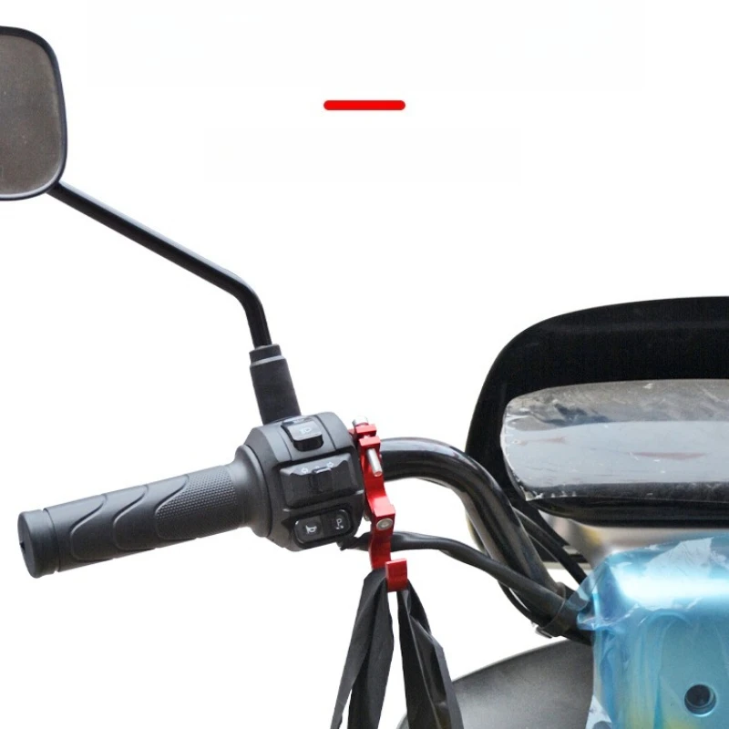 Electric Car Handlebar Aluminum Alloy Hook Takeaway Load-bearing Shopping Hanging Meal Hook Motorcycle Faucet Hook Accessories