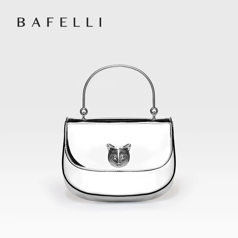 Bafelli Genuine Leather Women's Crossbody Bag Brown 4