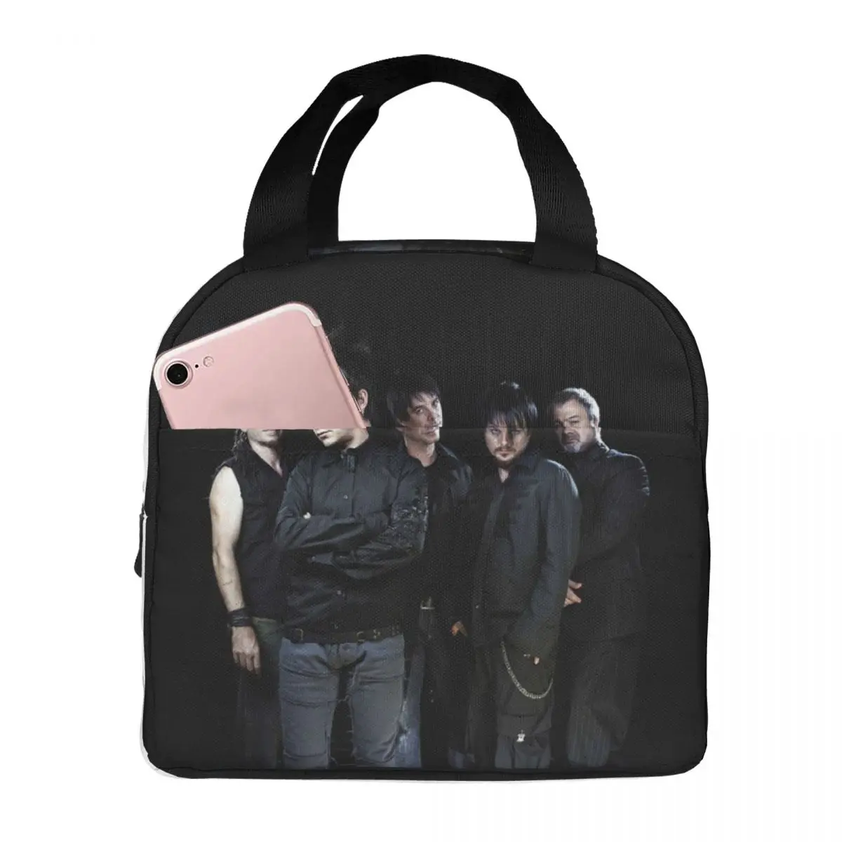 

Indochine Pop Rock And New Wave Insulated Lunch Bag for Kids School Cooler Thermal Food Box Tote Portable Lunch Boxes Container