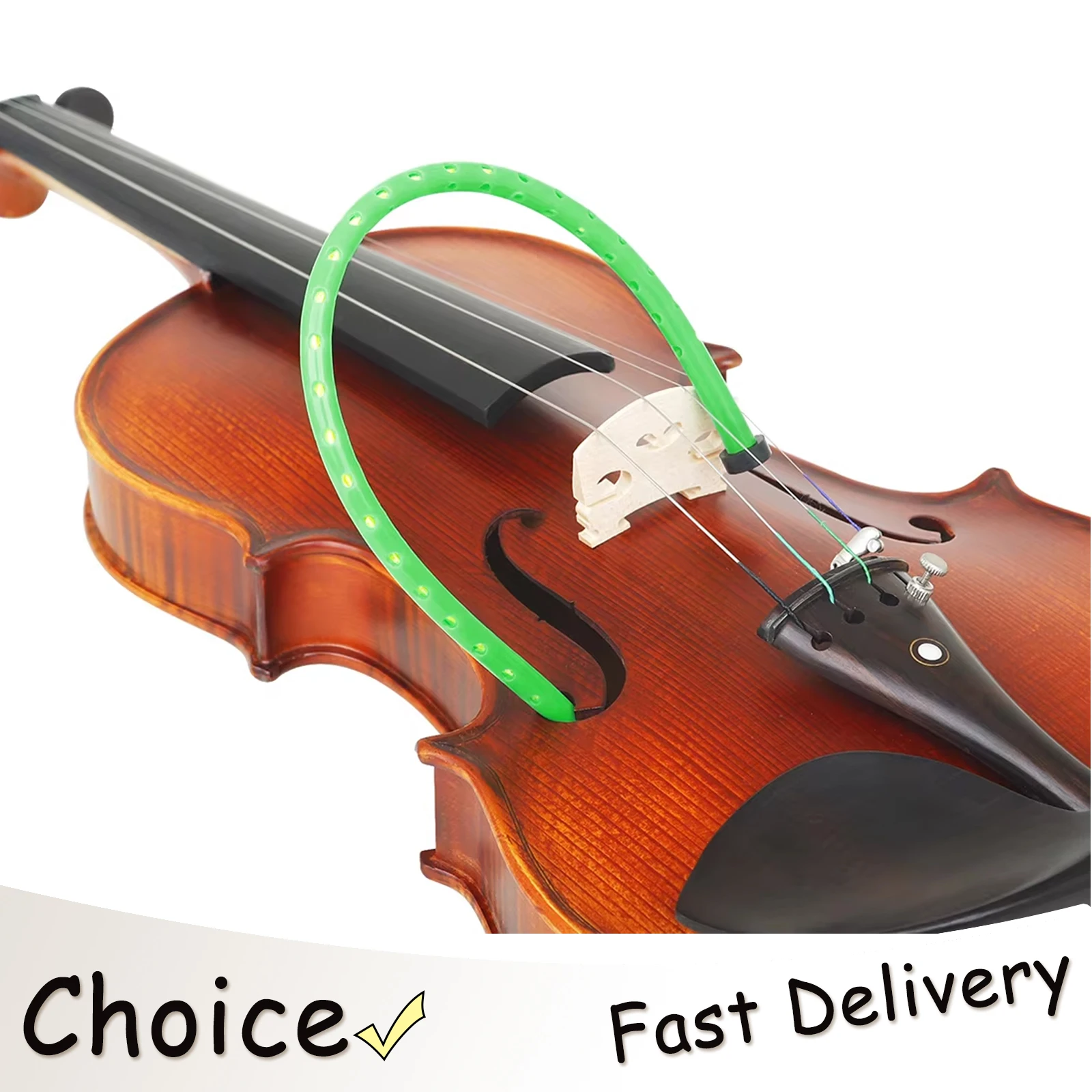 SLADE Violin F Hole Humidity Indicator Humidifier Green Rubber Hygrometer Is Suitable For Violin Maintenance Violin Accessories