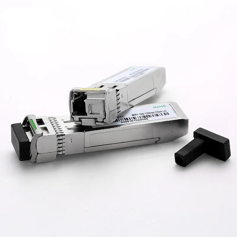 Imagem -02 - Transceptor de Fibra Óptica Sfp Módulo Sfp Bidi 20km para Interruptor 10g 1270nm 1330nm