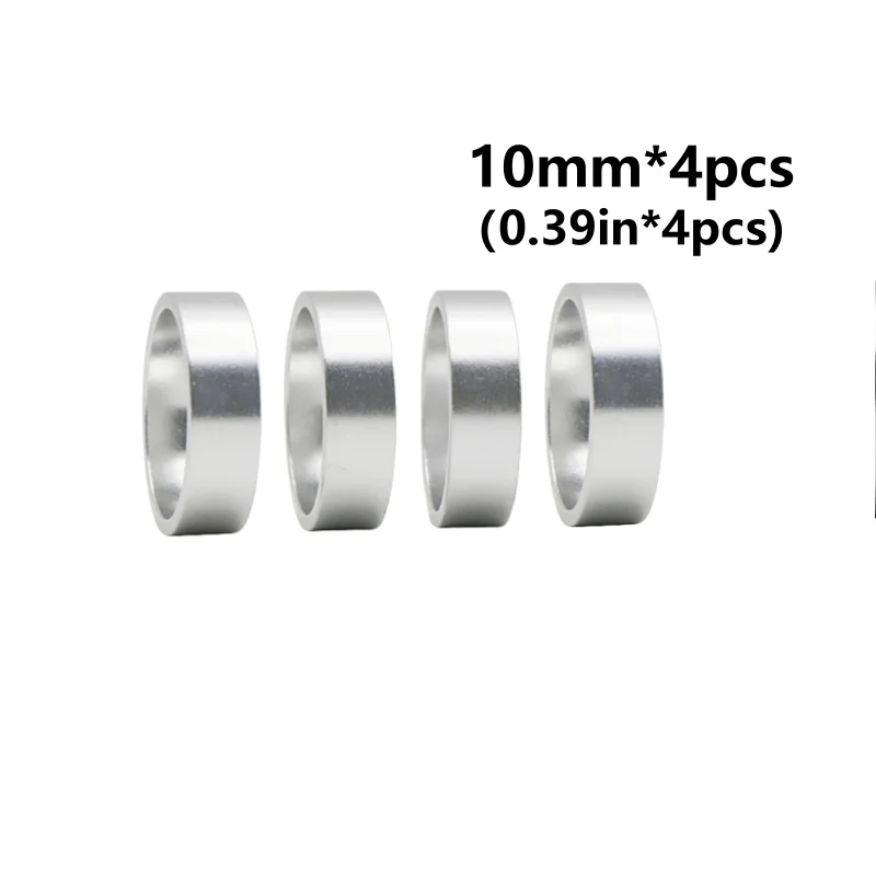 4PCS Kit Fahrrad Headset Spacer 5MM 10MM 15MM 20MM Fahrrad Lenker Vorbau Spacer 28,6 MM Aluminium Legierung Headset Vorbau Spacer Set – Detail 13