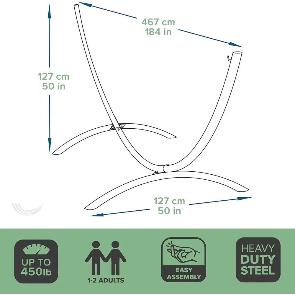15-Foot Steel Hammock Frame