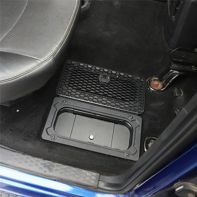 Rear Seat Floor Locking Storage Box Safety Lid For Dodge RAM 1500/2500/3500 2009-2018 Pickup Truck