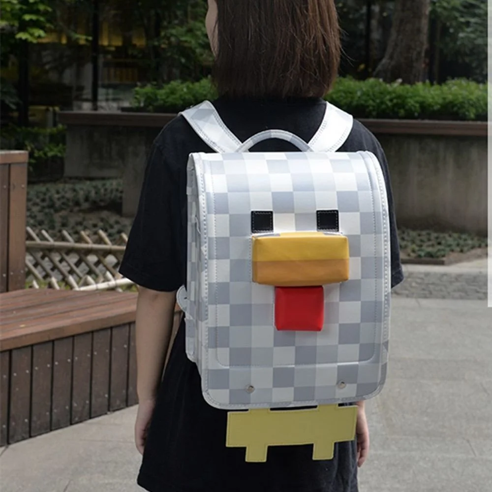 

Chicken Backpack For 6th Grade Kids Japanese Lightweight Back To School Shoulder Bag Anti Pressure Schoolbag ﻿