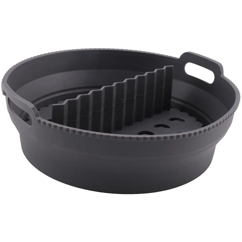

YCOC-Air Fryer Liner Divider & Heat Resistant Mitts Reusable Air Fryer Accessories Non-Stick