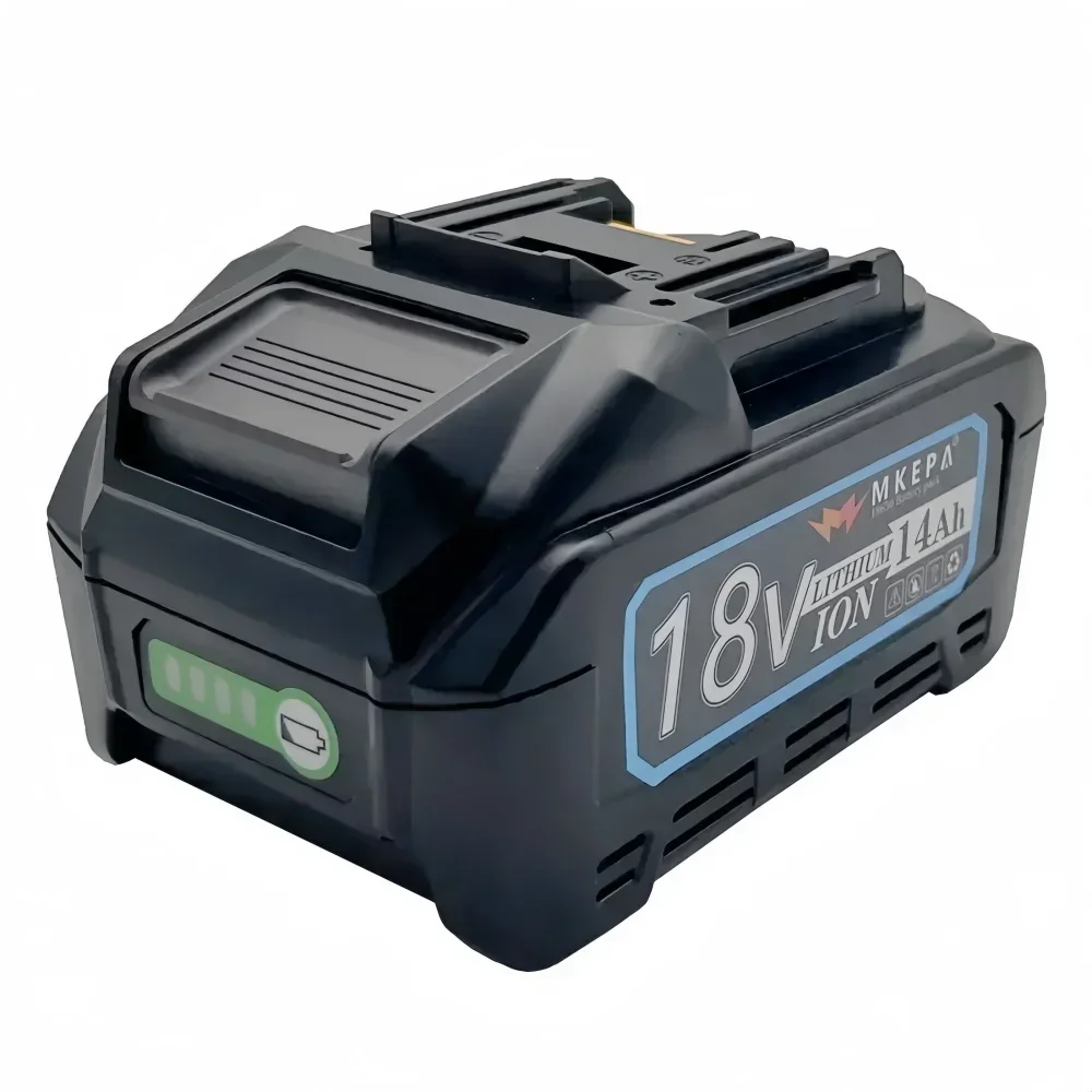 100% original 18V 21700 Makita battery,14Ah, suitable for Makita BL1880 BL1860 BL1850 BL1840 BL1830 battery. 4A charger