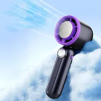 For Cooling During Workouts 4000mAh Battery Capacity Handheld Fan Compact Electric Cooling Device High Speed Fan