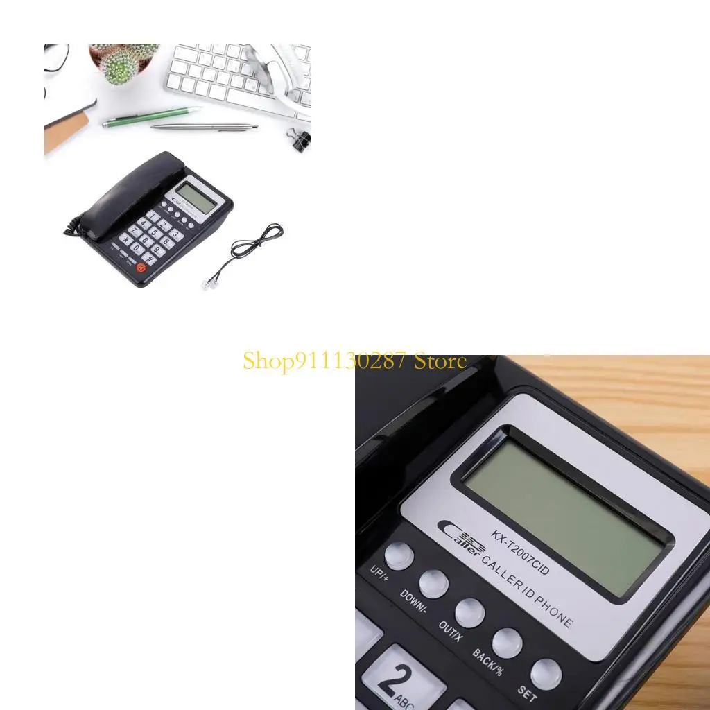 J1HC Multi functional Landlines Phone Display CallerID Speed Dial