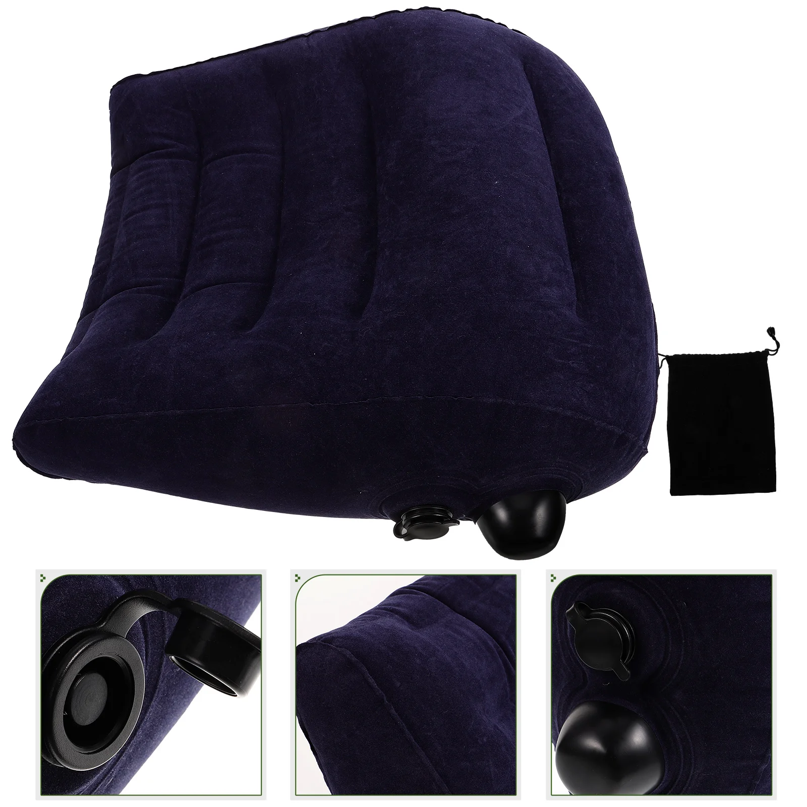

Lumbar Support Pillow Car Seat Desk Chair Reclining Chaise Lounge Inflatable