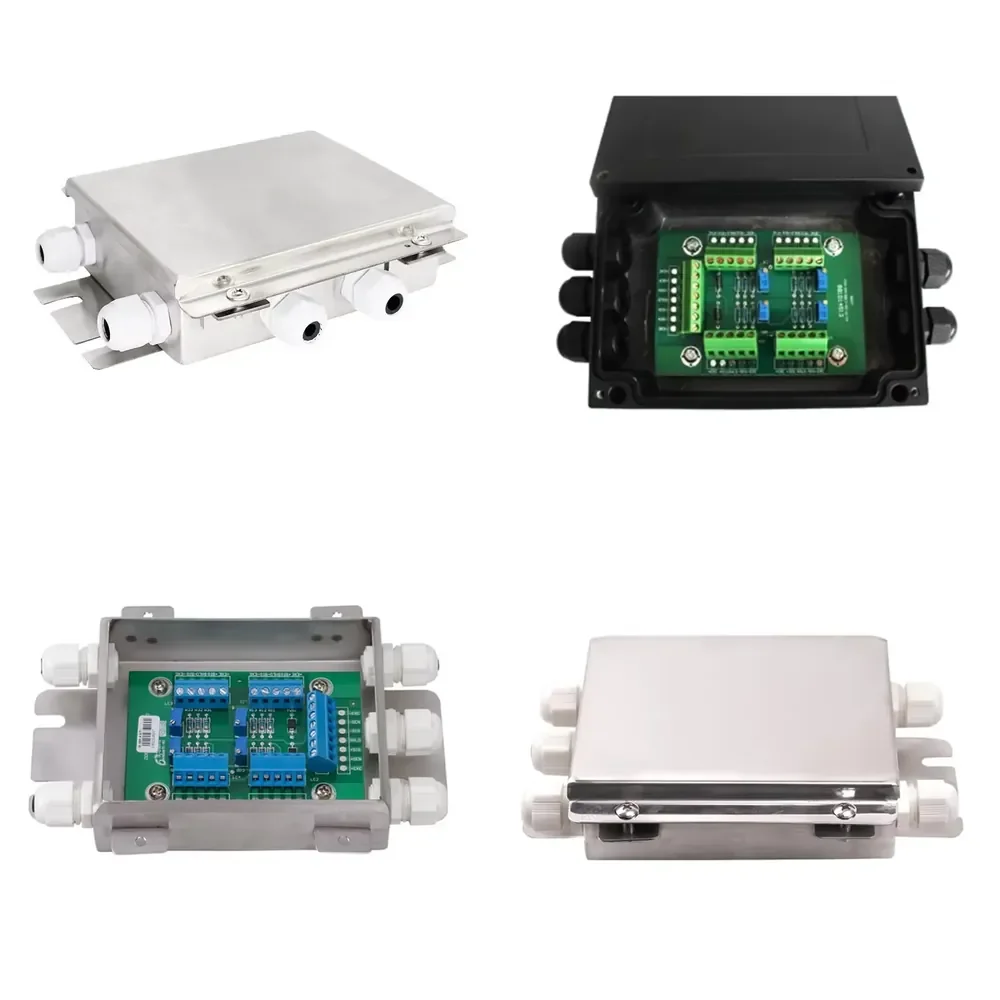 

4/6/8/10Way Junction Box Sensitivity Matching Adjustment Mode Cover Waterproof Rubber Gasket for Load Cell Scales